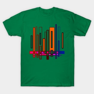 Abstract Geometric Figure Pattern T-Shirt